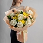Букет из роз и кустовых хризантем “Гулим” - фото 1