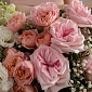 Букет из пионовидных роз и маттиолы "Princess" M - фото 4