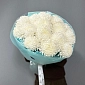 Букет из 15 белых хризантем - фото 2