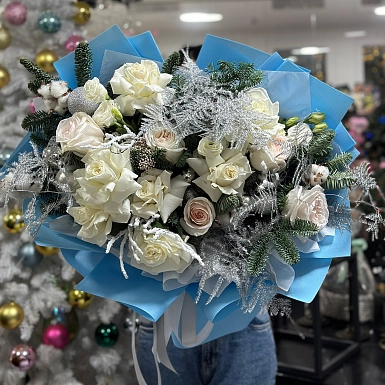 Зимний букет "Winter fashion" - фото 1