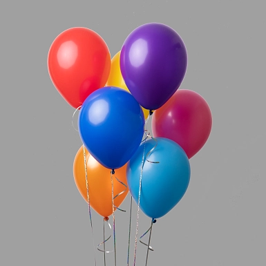 Гелиевый шарик 7 шт - фото 1