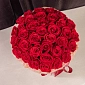 Коробка из 35 красных Голландских роз - фото 3