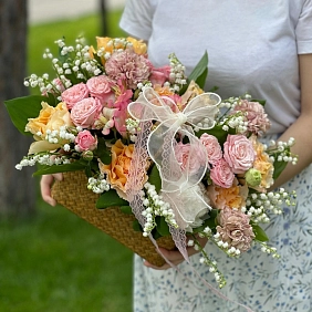 Букет с ландышами "Свежий аромат"