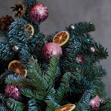 Новогодняя елочка "Зимние узоры" - фото 5