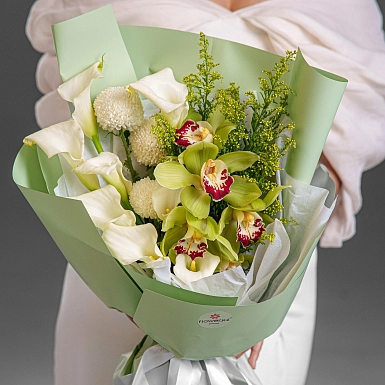 Букет с каллами "Silent love" - фото 5